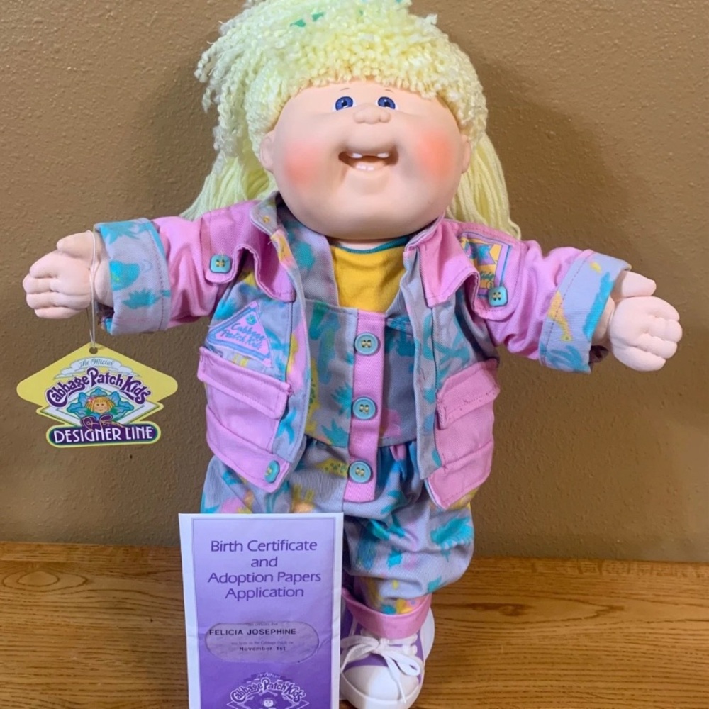 Vintage Cabbage Patch Kids Designer Line Doll HM19